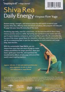 Shiva Rea DAILY ENERGY Vinyasa Flow Yoga 7 Workouts DVD  