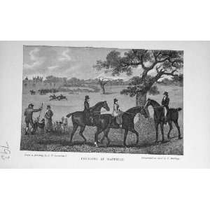  Coursing Hatfield Horses Hunting Hounds Dogs 1897