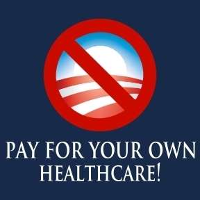 Anti Obama Bumper Sticker Anti Health Care Republican b  