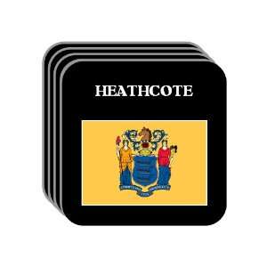  US State Flag   HEATHCOTE, New Jersey (NJ) Set of 4 Mini 