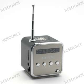 Mini USB Portable FM Radio Speaker Music SD/TF Card for PC iPod iPhone 