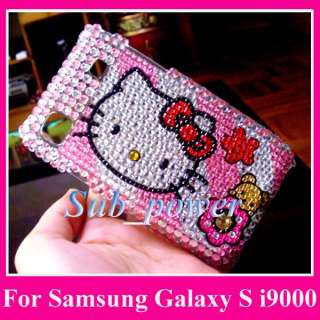 Hello Kitty Bling Case Cover Samsung Galaxy S i9000 XXM  