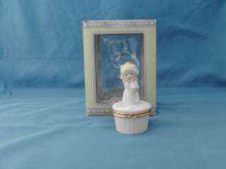 Precious Moments Figural Porcelain Hinged Box  
