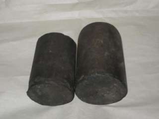   very old clock weights, I believe they came from an old Ogee clock