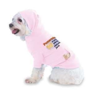   (Hoody) T Shirt with pocket for your Dog or Cat Size SMALL Lt Pink