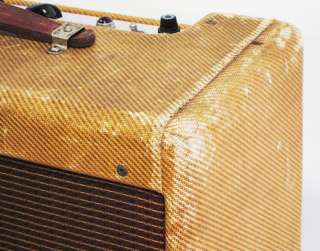 1957 FENDER PRINCETON TWEED VINTAGE DELUXE TUBE GUITAR COMBO AMP 