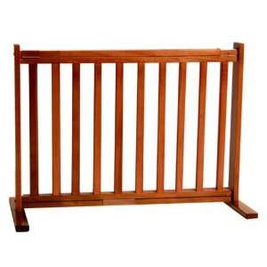20 in. All Wood Free Standing Gate Size Color   Large   20L x 39.25H 