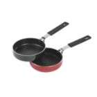 Basic Essentials 3pk Red Frying Pans