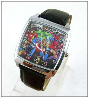 Marvel Super Hero Steel Watch Wrist Quartz Xmas Fashion Boy Man ZV 