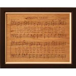    Amazing Grace, Musical Inspiration   Carved