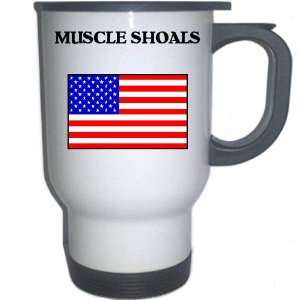  US Flag   Muscle Shoals, Alabama (AL) White Stainless 