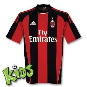  AC Milan Boys Home Soccer Shirt 2010 11