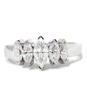  1.50CT Marquise Diamond Wedding Anniversary 14K Jewelry