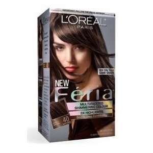  Loreal Feria Hair Color Gel #40 Deeply Brown (Espresso 