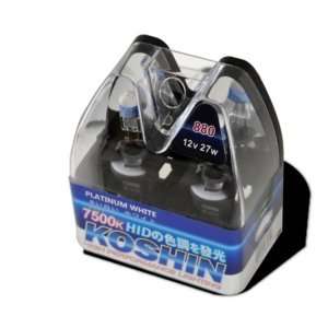  Koshin 880 Platinum White Halogen Light Bulbs 12V 27W 