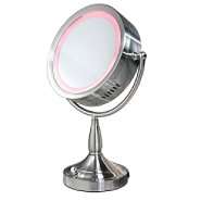 Zadro Round Dual Sided Lighted Swivel Vanity Make Up Mirror at  
