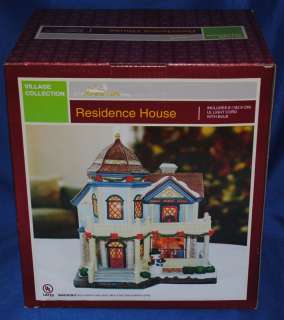 Christmas Village~Blue Residence House~AC Moore~NEW  