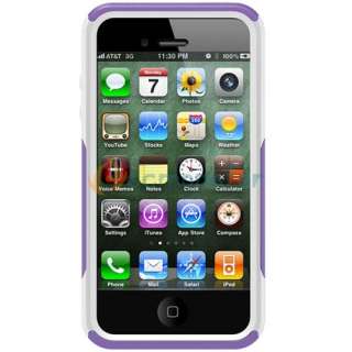 Original Otterbox Commuter Series Case Cover for IPhone 4 4G 4S Purple 