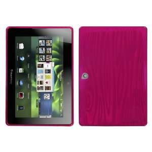 Hot Pink Wood Grain Candy Skin Case for BlackBerry Playbook Tablet