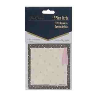 bulk buys Perfect Match heart and polka dot place cards, pack of 12 
