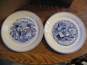 Norma Stermans Kitchen  Collector Plates by Royal Crownford England