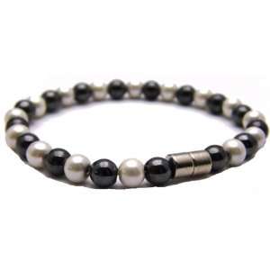   Pearl Coating and Magnetic Clasp   Magnetic Therapy Bracelet Jewelry