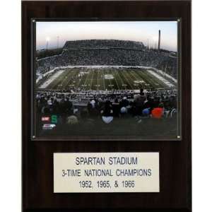  NCAA Football Spartan Stadium Plaque