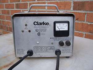 CLARKE LESTER LESTRONIC 24 VOLT AUTOMATIC BATTERY CHARGER W/ 90 DAY 