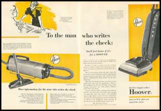 1951 vintage ad for Hoover Vacuum Cleaners  1125  