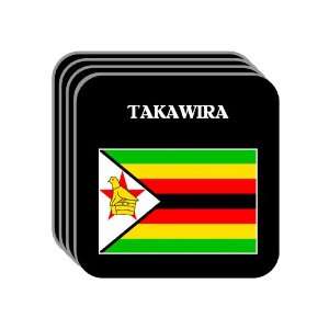  Zimbabwe   TAKAWIRA Set of 4 Mini Mousepad Coasters 