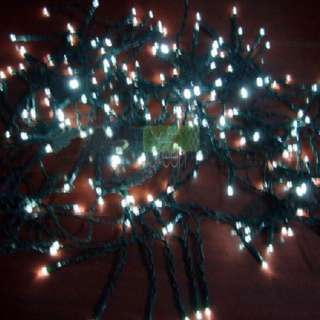 New 100 LED Solar String Fairy Light Christmas Party White Static 