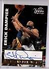 erick dampier 1997 score board visions signings authentic on card 