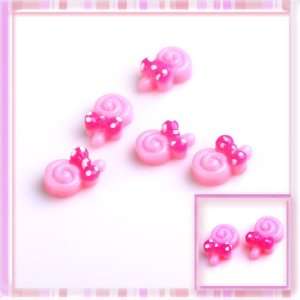  Pink Lovely Lollipop Design Nail Art Sticker Decoration 