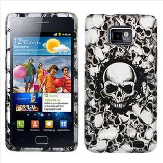 Black Skull Hard Case Cover for Samsung I9100 Galaxy S II 2 Accessory 