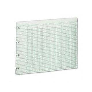 Ruled Ledger Paper, Double Page Format, 20 Columns and 36 Lines 