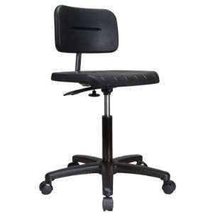  Perch Industrial Work Chair 20   28 (Soft Floor Casters 