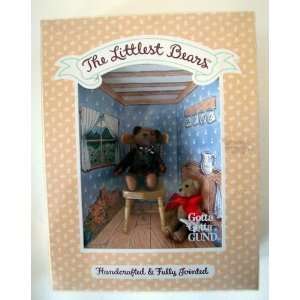 Gund The Littlest Bears 7022 Grandfather & Grandson Miniature Stuffed 