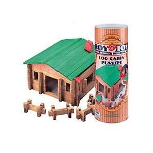  140 Pc Classic Log Cabin Play Set Toys & Games