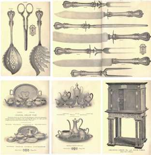 Towle Colonial Sterling Silverware Patterns collage ART  