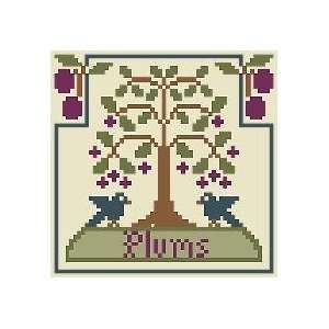  Plums (with thread)   Cross Stitch Pattern Arts, Crafts 