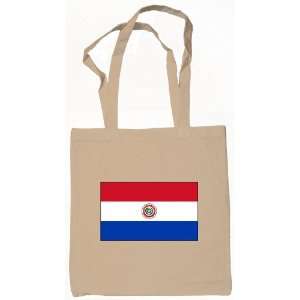 Paraguay Flag Tote Bag Natural