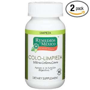 Remedios De Mexico Colo Lipieza (Ultra Colon Care), 90 Count Tablets 