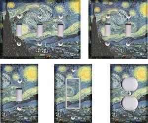 Starry Night (Van Gogh) #1 Light Switch Plate  