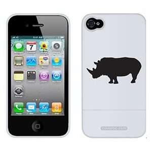  Rhino Silhouette on Verizon iPhone 4 Case by Coveroo  
