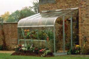 HALLS SILVERLINE LEAN TO GREENHOUSE 12FTX8FT FREE SHIP  
