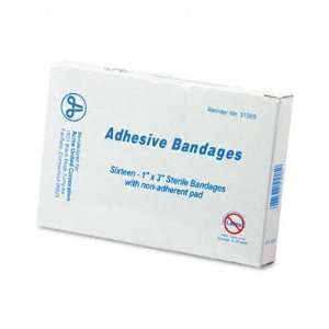  o Acme United o   Plastic Adhesive Bandages,1 x 3, 16 per Box 