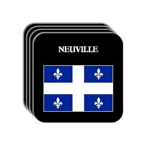  Quebec   NEUVILLE Set of 4 Mini Mousepad Coasters 