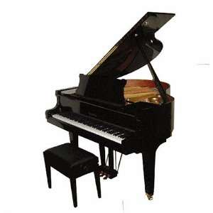   EBHP 4 11 Acoustic Grand Piano, Polished Black Musical Instruments