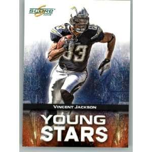  2008 Score Young Stars #10 Vincent Jackson   San Diego 