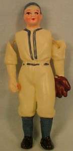 Scarce Vintage Baseball Player Celluloid Doll Toy Early A BEAUTY 